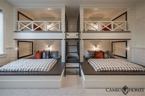 Bunk Room In Utah By Cameo Homes Inc Utah Luxury Home Builders Summit