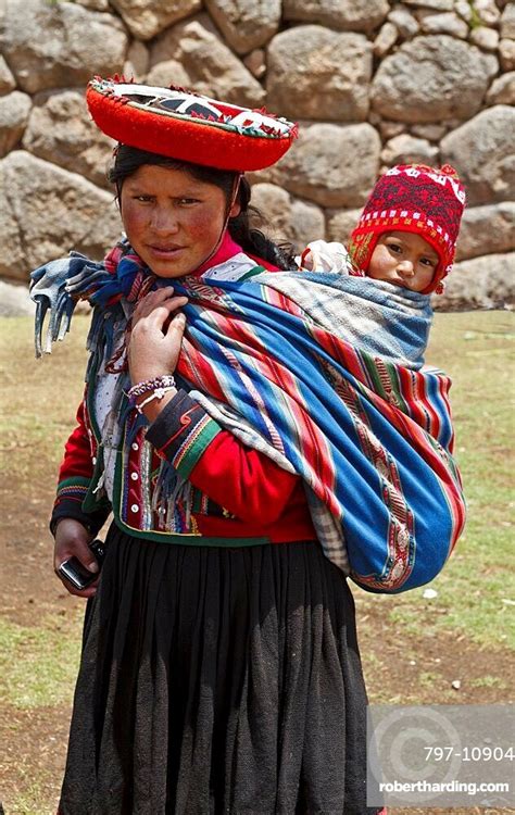 Peru Indigenous People Woman With Stock Photo