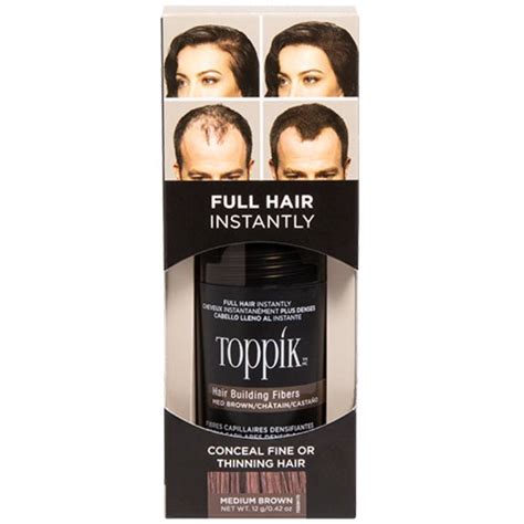 Toppik Hair Building Fibers 12 Gr Medium Brown