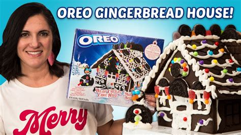 We Tried Oreos Holiday Gingerbread House Kit Holiday Cookie House