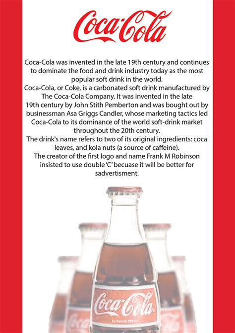 Study Coca Cola Identity On Behance