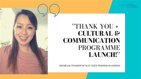 Thank You Cultural Communication Programme Voice And Communications