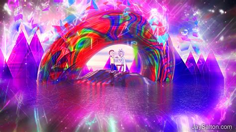 Rick And Morty Adult Swim Psychedelic 1920x1080 Wallpaper
