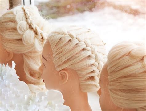 braiding braids on a mannequin close up stock image image of model mannequin 143293129
