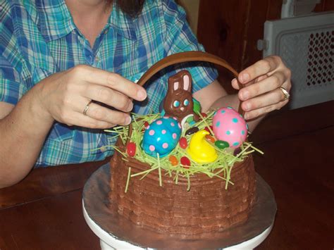 Easter Basket Cake Easter Basket Cake Easter Baskets Easter