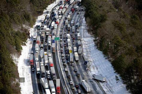 Highways 'looked like the zombie apocalypse'