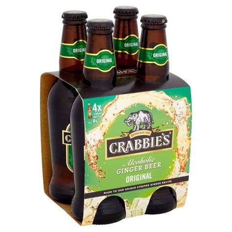 Ocado Crabbies Alcoholic Ginger Beer 4 X 330mlproduct Information