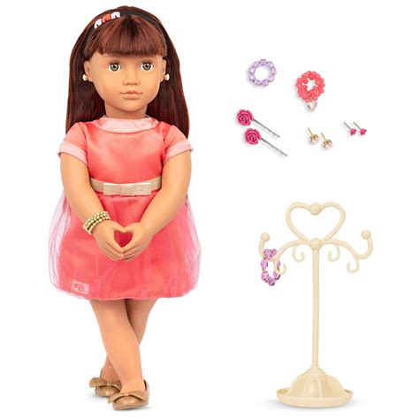 Our Generation Adelita With Pierced Ears 18 Jewelry Doll 1 Ct Shipt