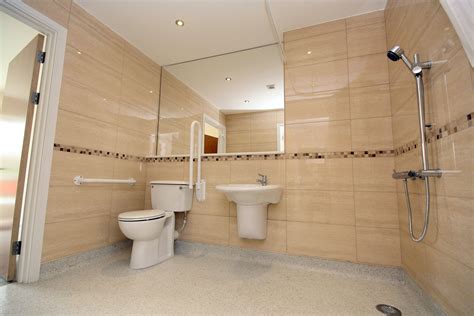 Disabled access wet rooms don't need to be plain and boring. Wet room for a young disabled boy, allowing room and ...