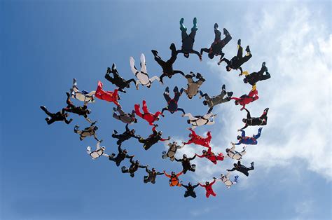 Skydiving Large Group Formation It Exchange
