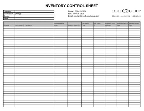 Inventory Tracking Spreadsheet Template Free — Db