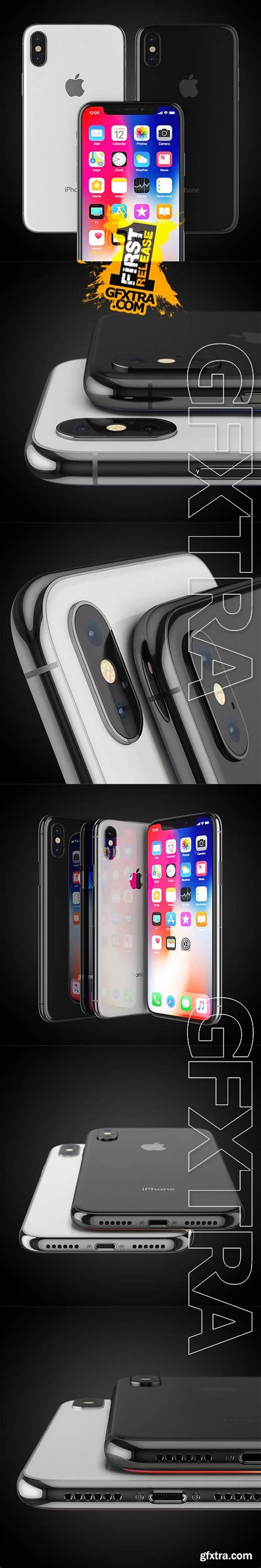 Cubebrush Apple Iphone X All Colors Gfxtra