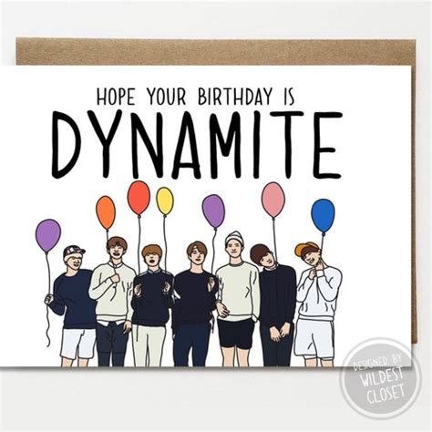 Hope Your Birthday Is Dynamite Happy Birthday Card Parody Etsy