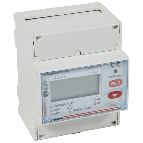 Compteur Modulaire Triphas Emdx A Sortie Rs Legr