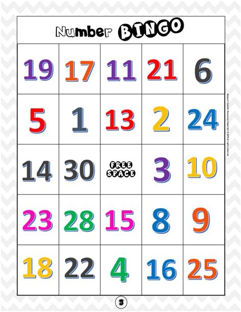 Esl Games Number Bingo Madebyteachers