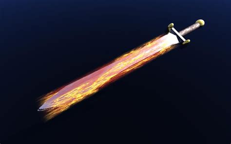Flame Sword By Grimangel On Deviantart Sword Deviantart Flames