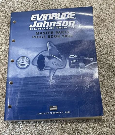 Evinrude Johnson Master Parts Price Book 2004 500 Picclick