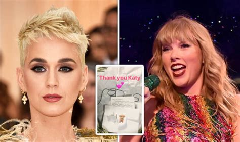 Katy Perry And Taylor Swift Feud Ended With Actual Olive Branch Celebrity News Showbiz Tv