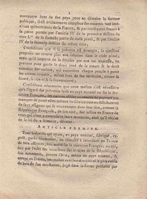 Décret du 11 avril 1794 (22 germinal an 2) - loi-1794-04-11 - Catalogue