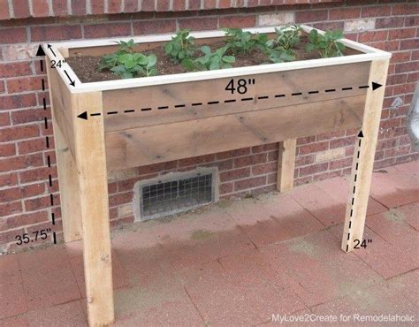 Build An Elevated Planter Box And Save Your Back Elevated Planter