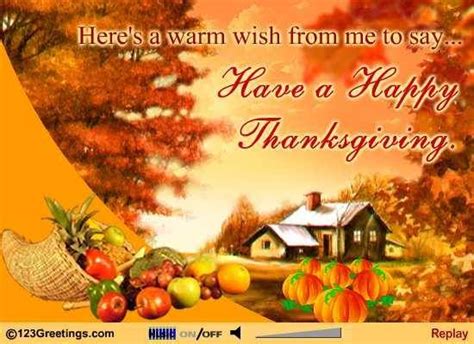 Heres A Warm Wish From Me To Say Happy Thanksgiving Pictures Photos