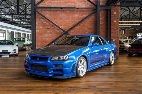 Nissan R34 Gtr Blue 3 Richmonds Classic And Prestige Cars