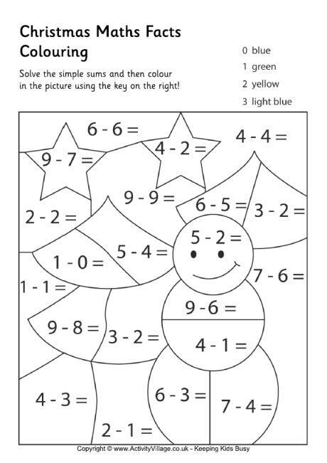 50 phenomenal bible stories colouring pages image ideas. Christmas Maths Facts Colouring Page 2 | Christmas math ...