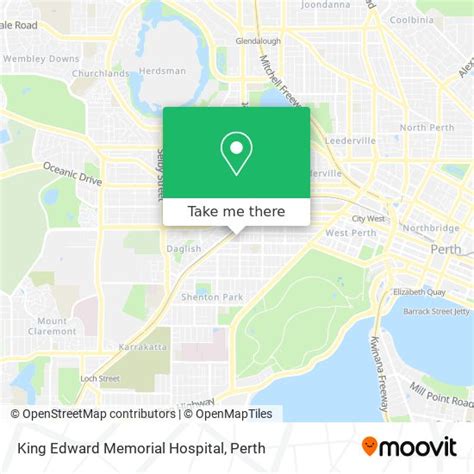 How To Get To King Edward Memorial Hospital In Subiaco By Bus Or Train