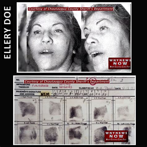 John Und Jane Doe Des Monats Tötungsdelikt Z N Von Chautauqua County Jane Doe 1983