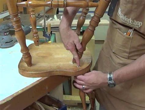Fixing A Broken Chair Spindle