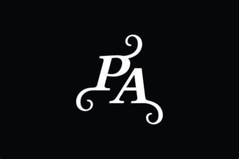 Monogram Pa Logo V2 Graphic By Greenlines Studios · Creative Fabrica