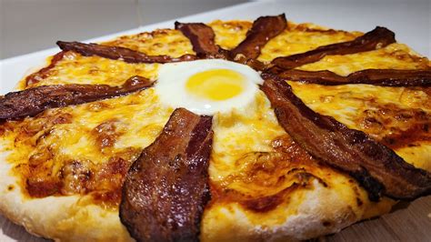 Bacon And Egg Pizza Recipe Weird Wild Pizza