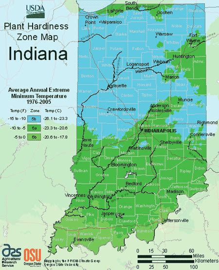 Indiana Usda Zones Map