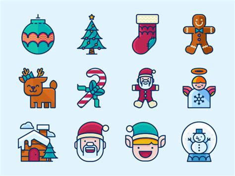 30 Free Christmas Icon Sets For Interface Designer Smashfreakz