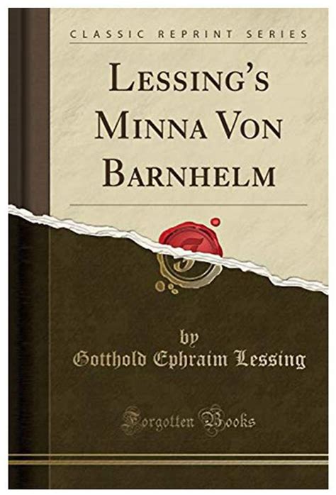 سعر ومواصفات Lessings Minna Von Barnhelm Classic Reprint Paperback
