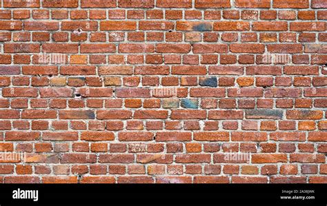 Old Red Brick Wall Stock Photo Alamy