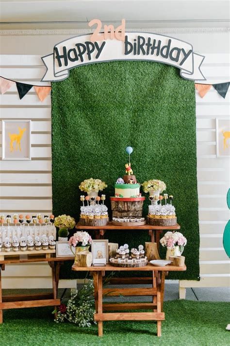 Winnie The Pooh Hundred Acre Wood Birthday Party Karas Party Ideas