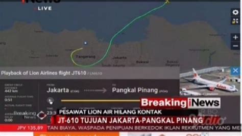 Bagian pesawat terbesar itu berhasil ditemukan di hari kelima jatuhnya. Lion Air Jatuh di Perairan Karawang, Nasib Penumpang Belum ...