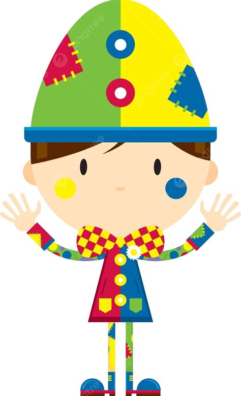 Cute Cartoon Circus Clown Clowns Cute Entertainment Vector, Clowns