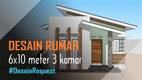 See more of desain rumah minimalis on facebook. Desain Rumah Minimalis Sederhana 6x10 meter 3 Kamar Tidur