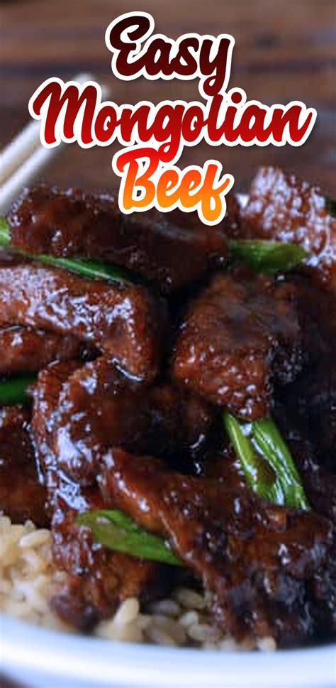30 Minute Easy Mongolian Beef Recipes