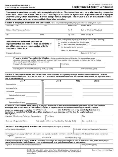 I 9 Form 2024 Printable Dacy Dorella