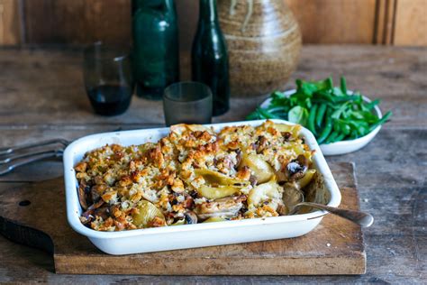 Add a little splash of olive oil and the pasta. chicken & mushroom pasta bake with crunchy parmesan crumb ...