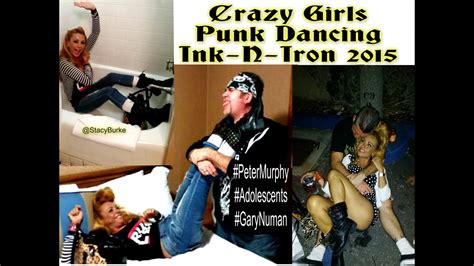 Drunk Girls Punk Dancing Ink N Iron 2015 Gary Numan And Peter Murphy