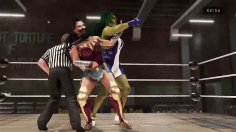 Wwe 2k20 She Hulk Vs Wonder Woman Digital Comics Marvel Legends Epic Battle 💯 Youtube