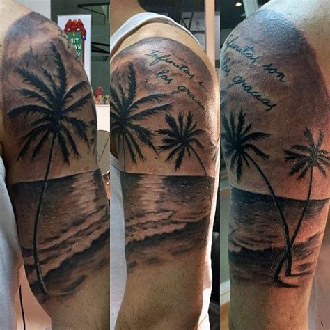 Top 113 Beach Tattoo Ideas [2021 Inspiration Guide] Beach Tattoo Tree Tattoo Men Sleeve
