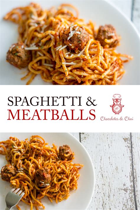 Spaghetti, is one of my family's favorite meals, it's such an easy go to dish. Homemade Spaghetti & Meatballs - Chocolates & Chai