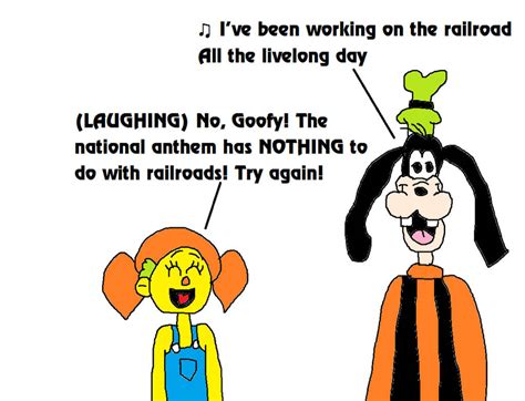 Goofy Singing The Wrong National Anthem Again 2 By