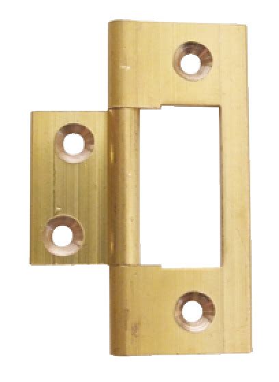 Flush Hinge Light Duty For Inset Doors Length 64 Mm Solid Brass