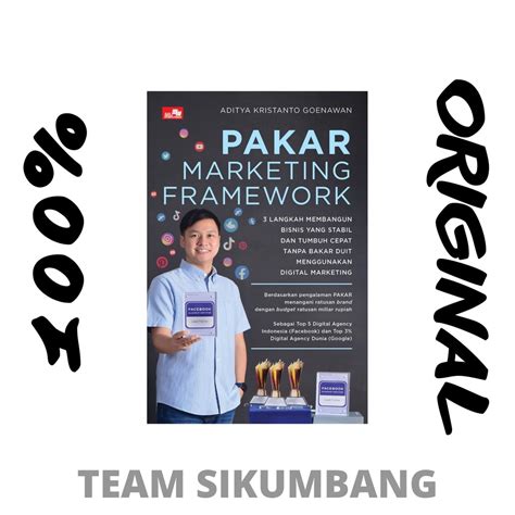 jual buku pakar marketing framework by aditya kristanto goenawan shopee indonesia